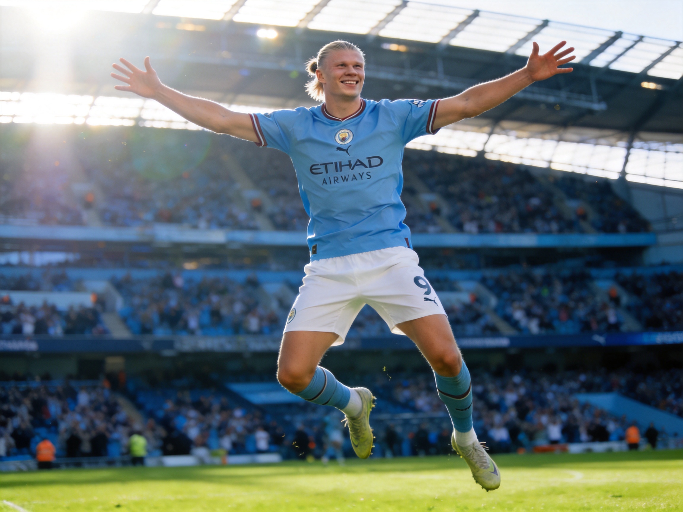英超曼城4-0切尔西 哈兰德梅开二度